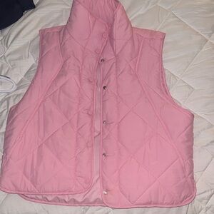 Pink Quilted Women's Vest